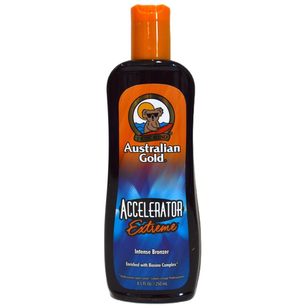 Australian Gold Accelerator Extreme Intense Bronzer Tanning Lotion 8.5 oz